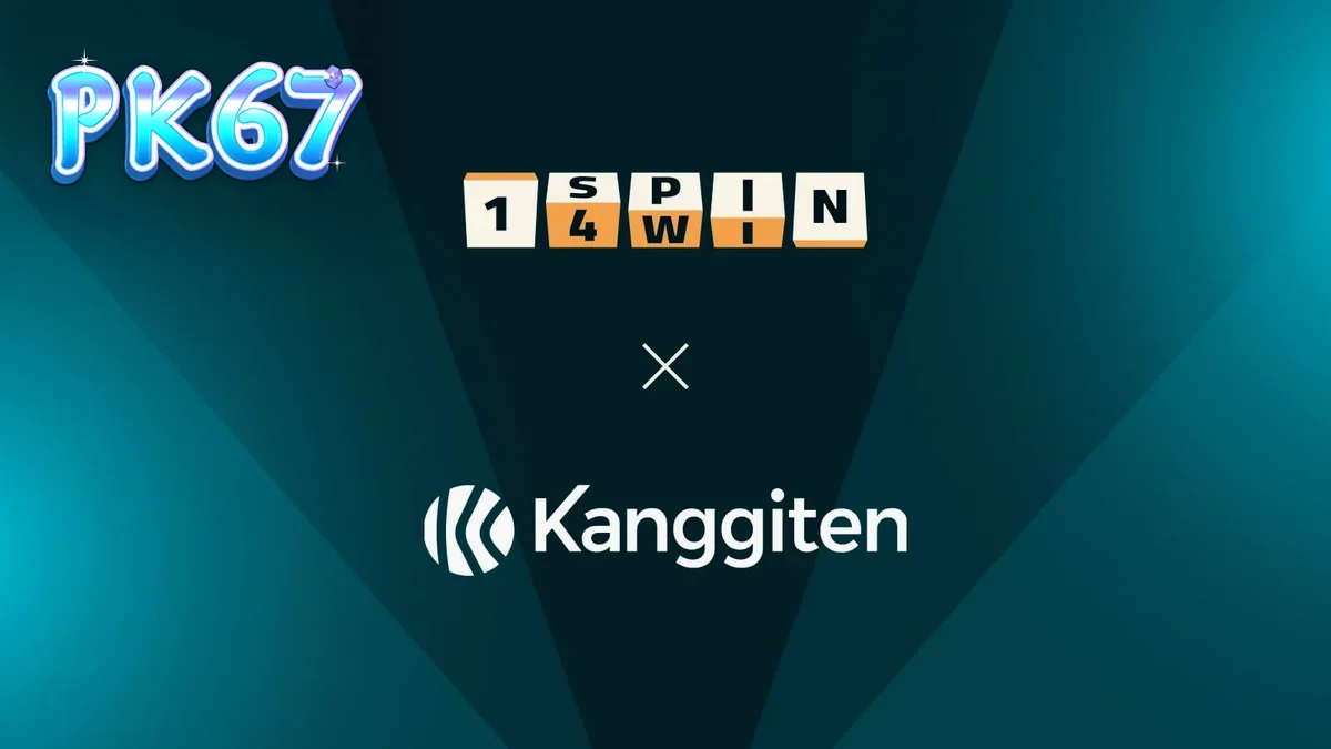 1spin4win اور Kanggiten کی شراکت داری کا جشن مناتے ہوئے رنگین سلاٹ گیمز کا ایک منظر